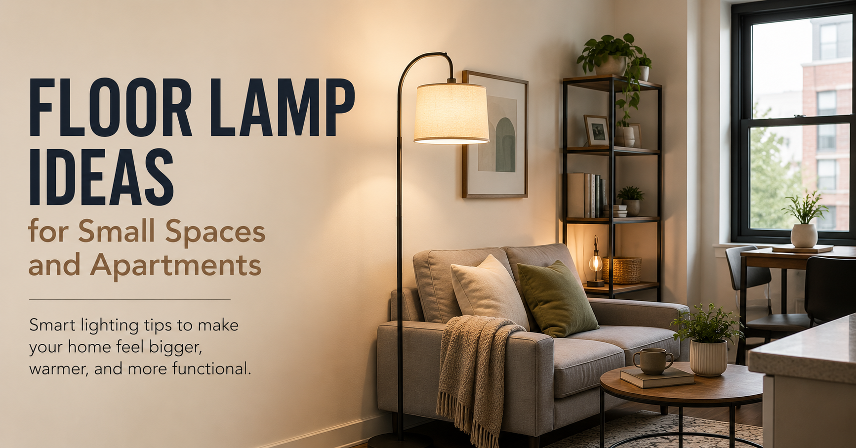 Floor Lamp Ideas for Small Spaces and Apartments
